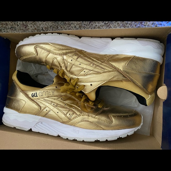 asics gel lyte v gold